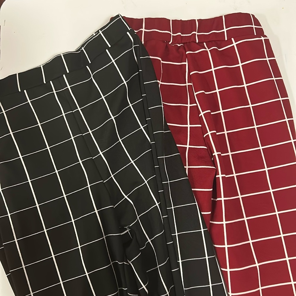 Brick pattern pants